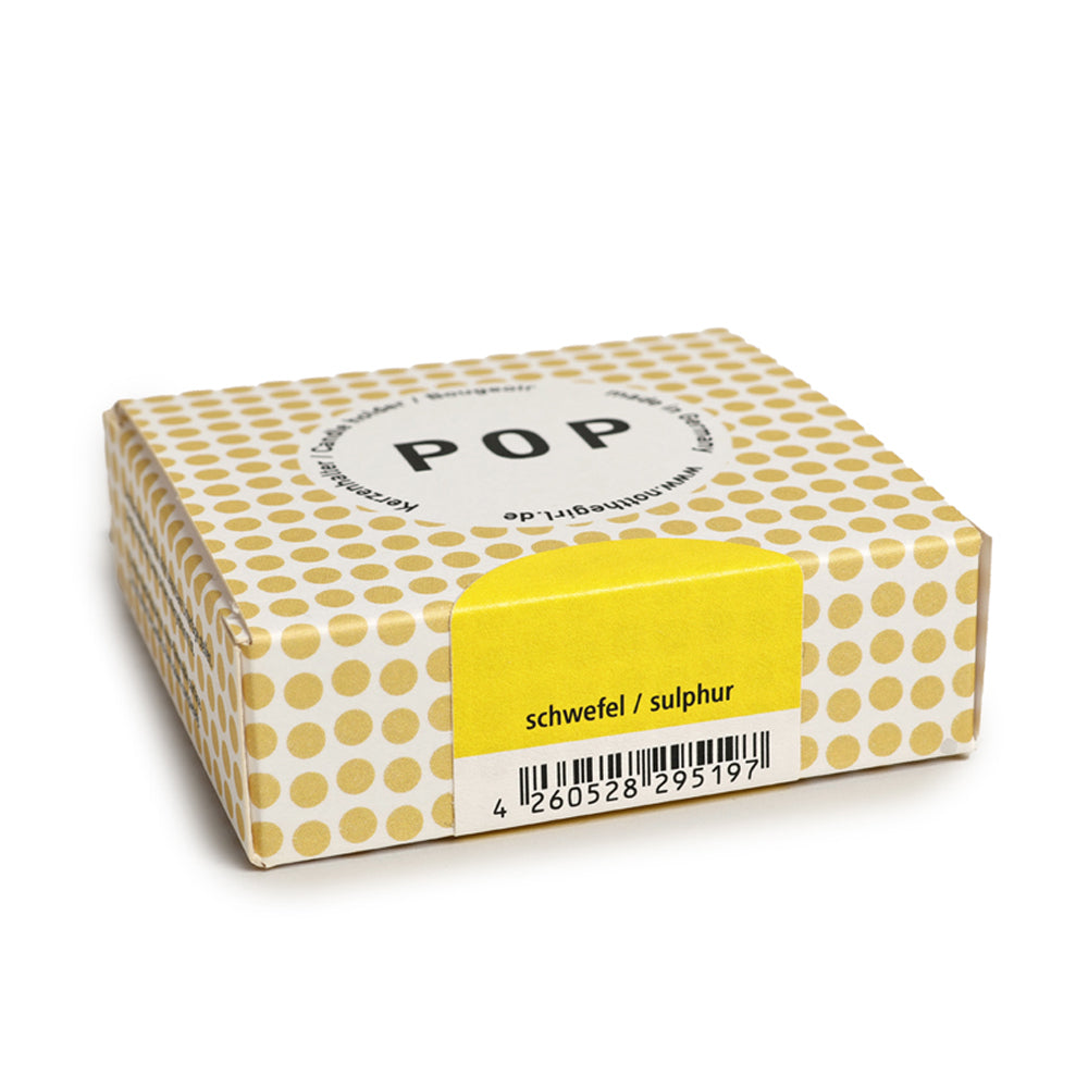 Kerzenhalter POP Schwefelgelb