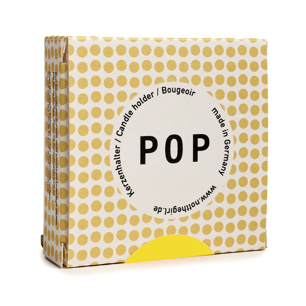 Kerzenhalter POP Schwefelgelb