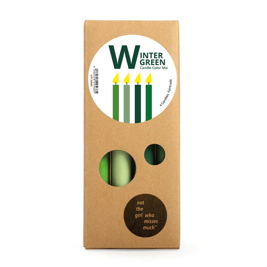 Kerzenset Winter Green