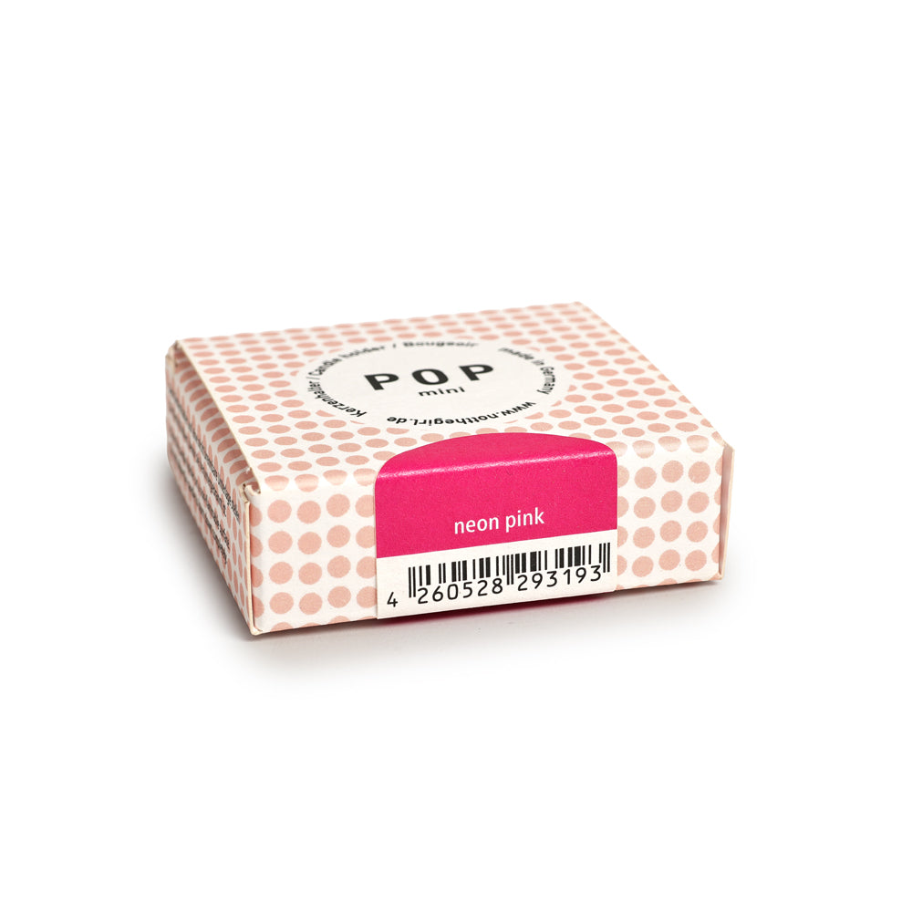 Kerzenhalter POP mini Neonpink