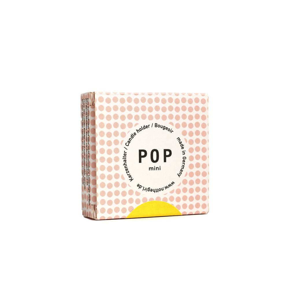 Kerzenhalter POP mini Schwefelgelb
