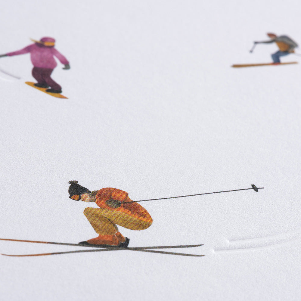 Klappkarte SKIPISTE