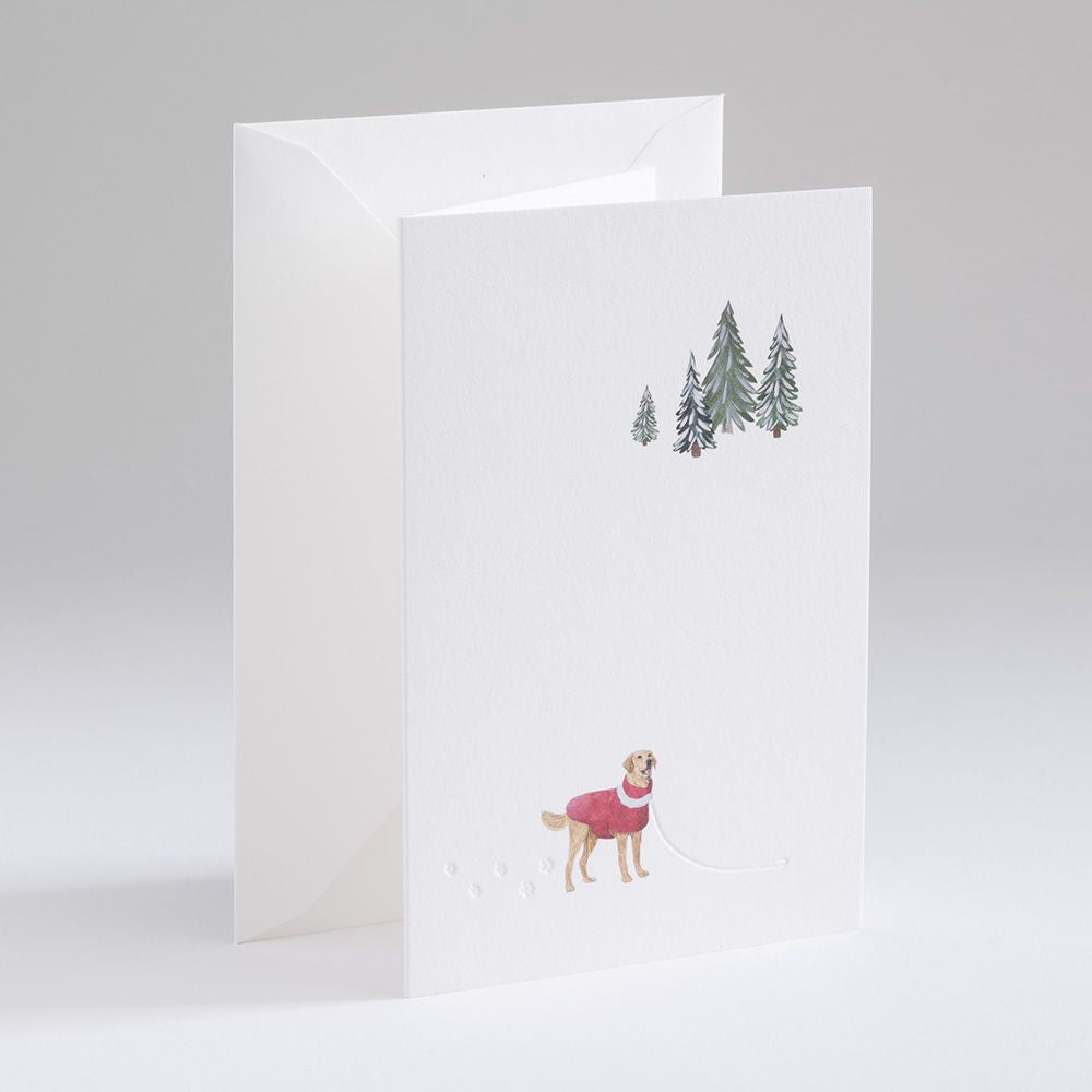 Klappkarte WEIHNACHTSHUND