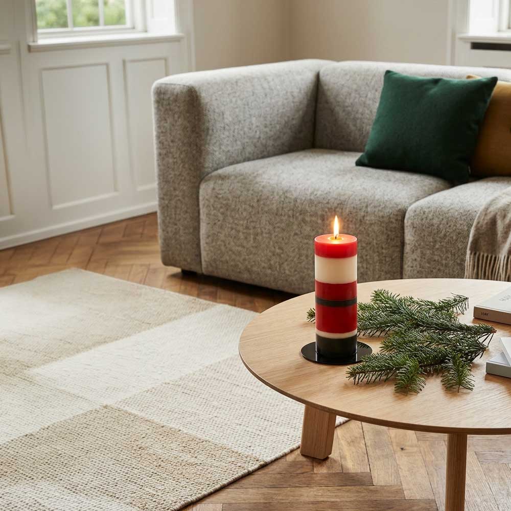 Blockkerze WEIHNACHTSMANN