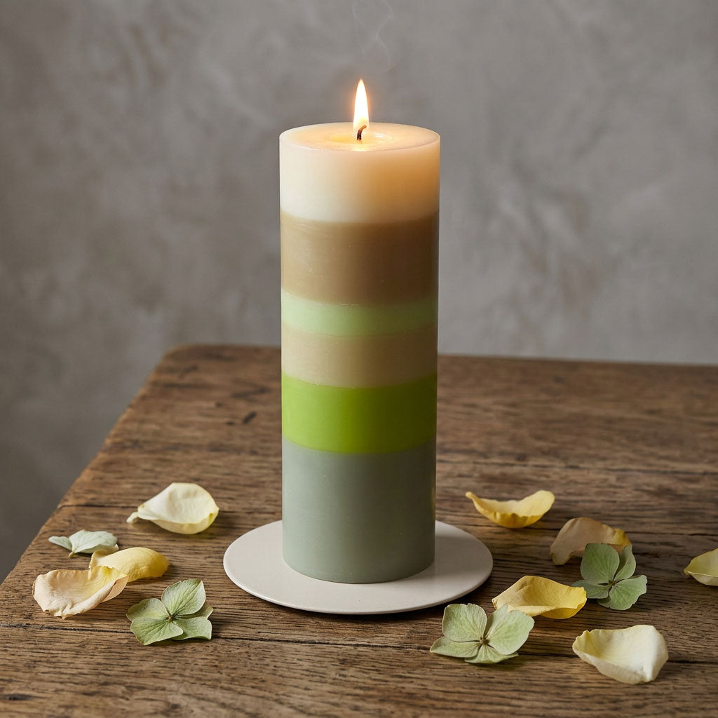 Pillar candle PEACE
