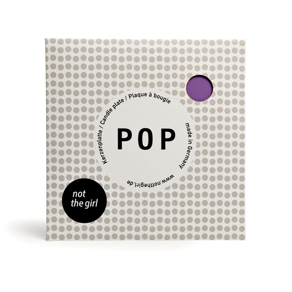 Kerzenteller Big POP Lila