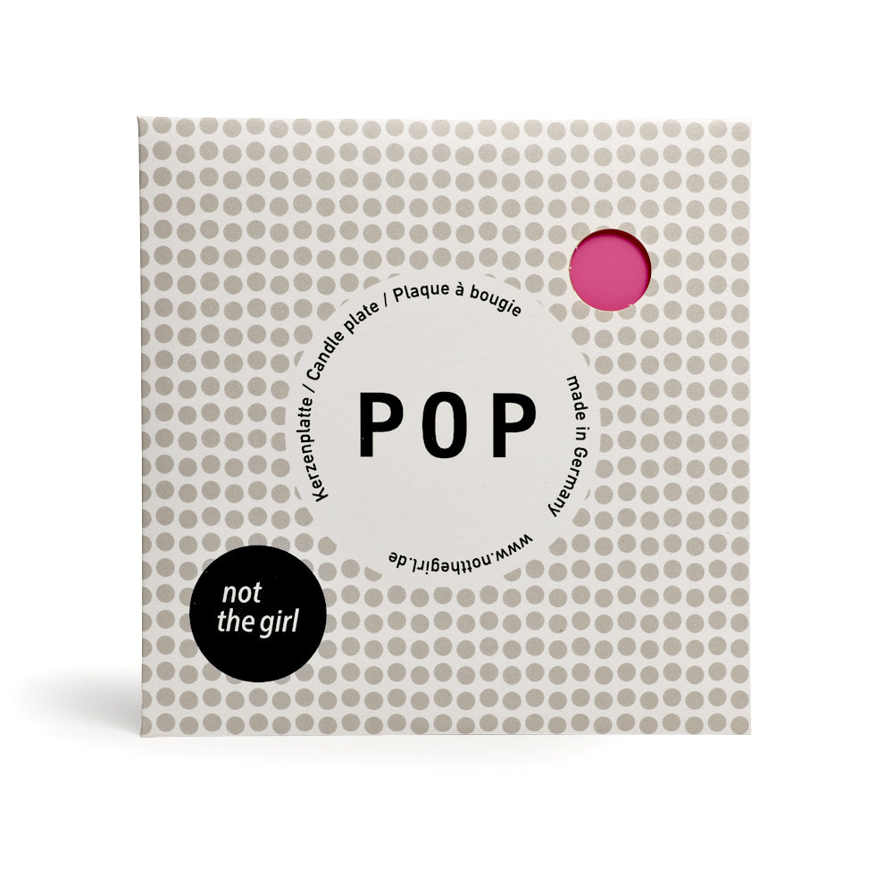Kerzenteller Big POP Pink