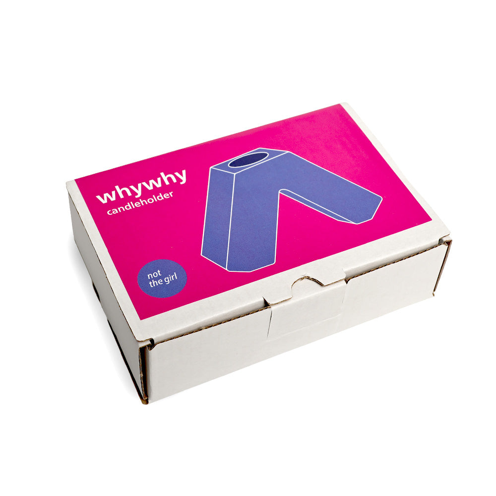 Kerzenhalter whywhy Electric Indigo