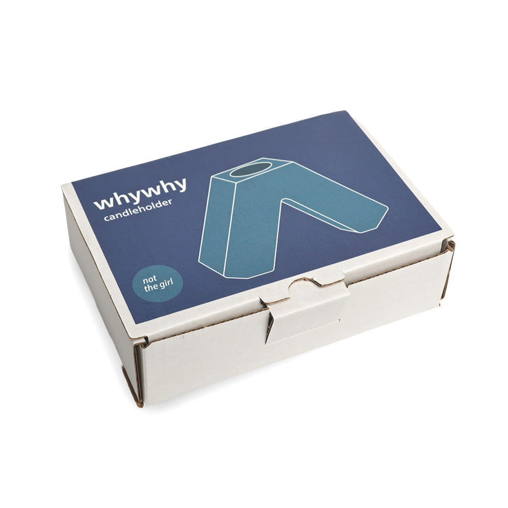 Kerzenhalter whywhy Lagoon Blue