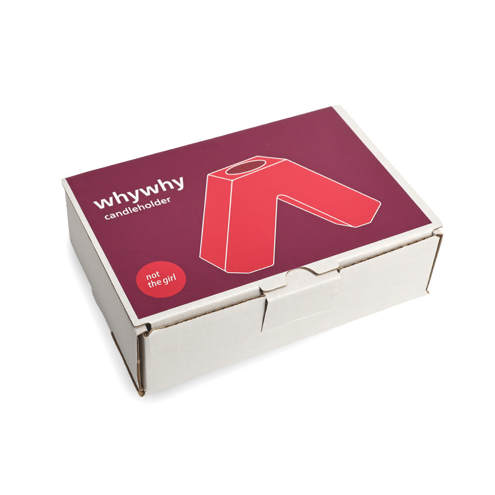 Kerzenhalter whywhy Poppy Red