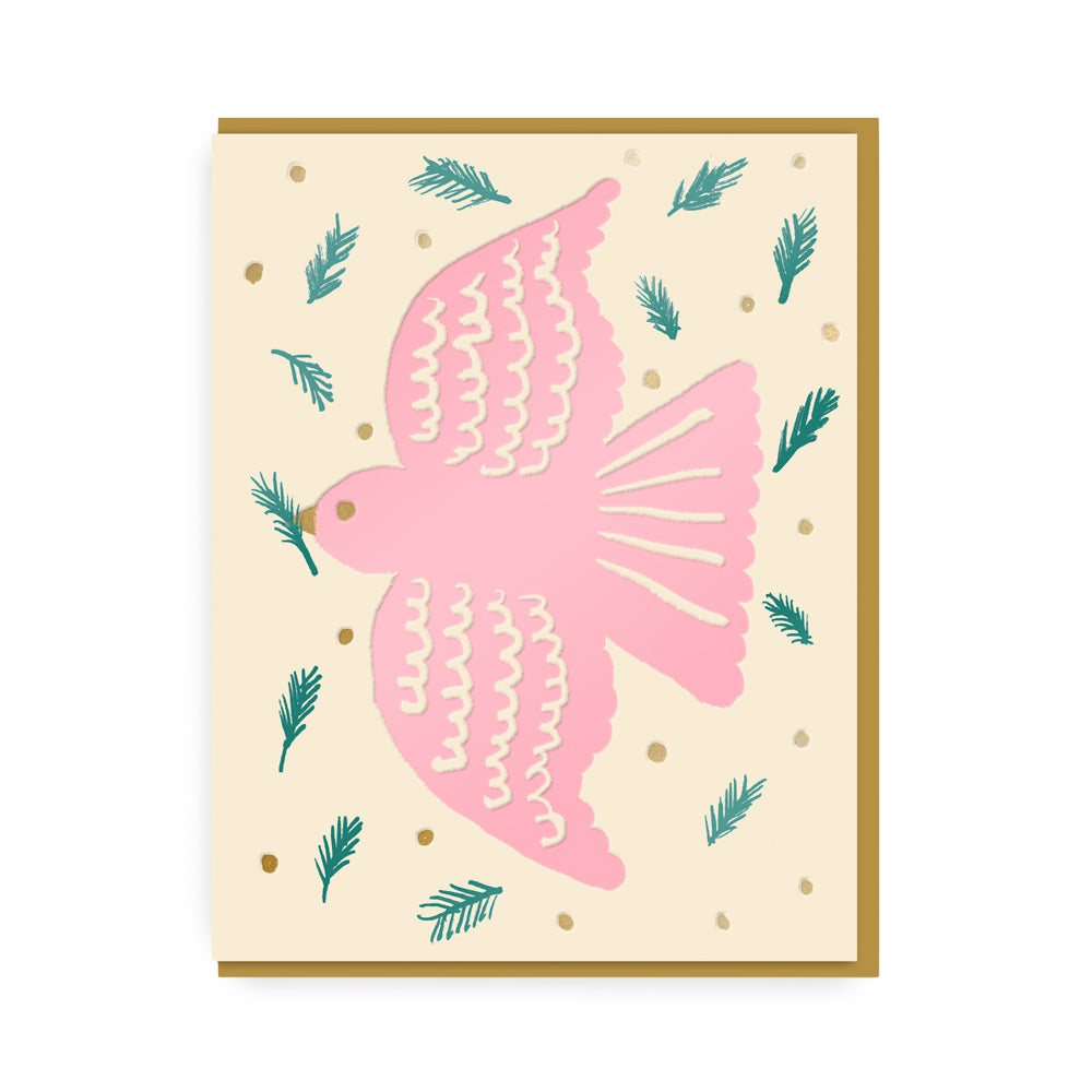 Klappkarte Pink Dove