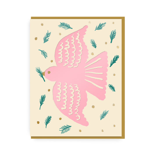Klappkarte Pink Dove