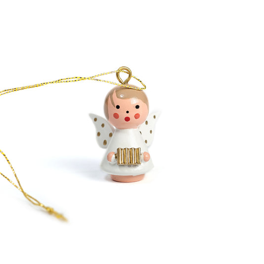 Little Angel White with Accordion