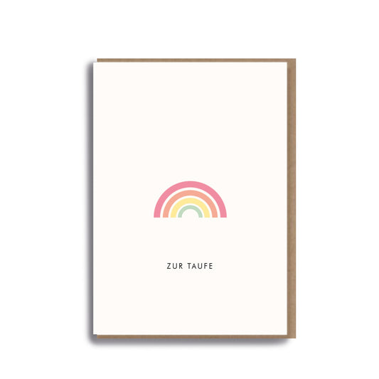 Folding Card RAINBOW BAPTISM