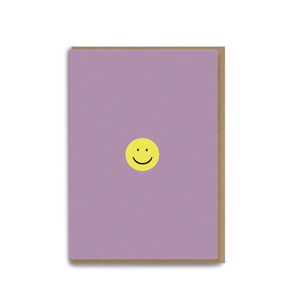 Folding card SMILE