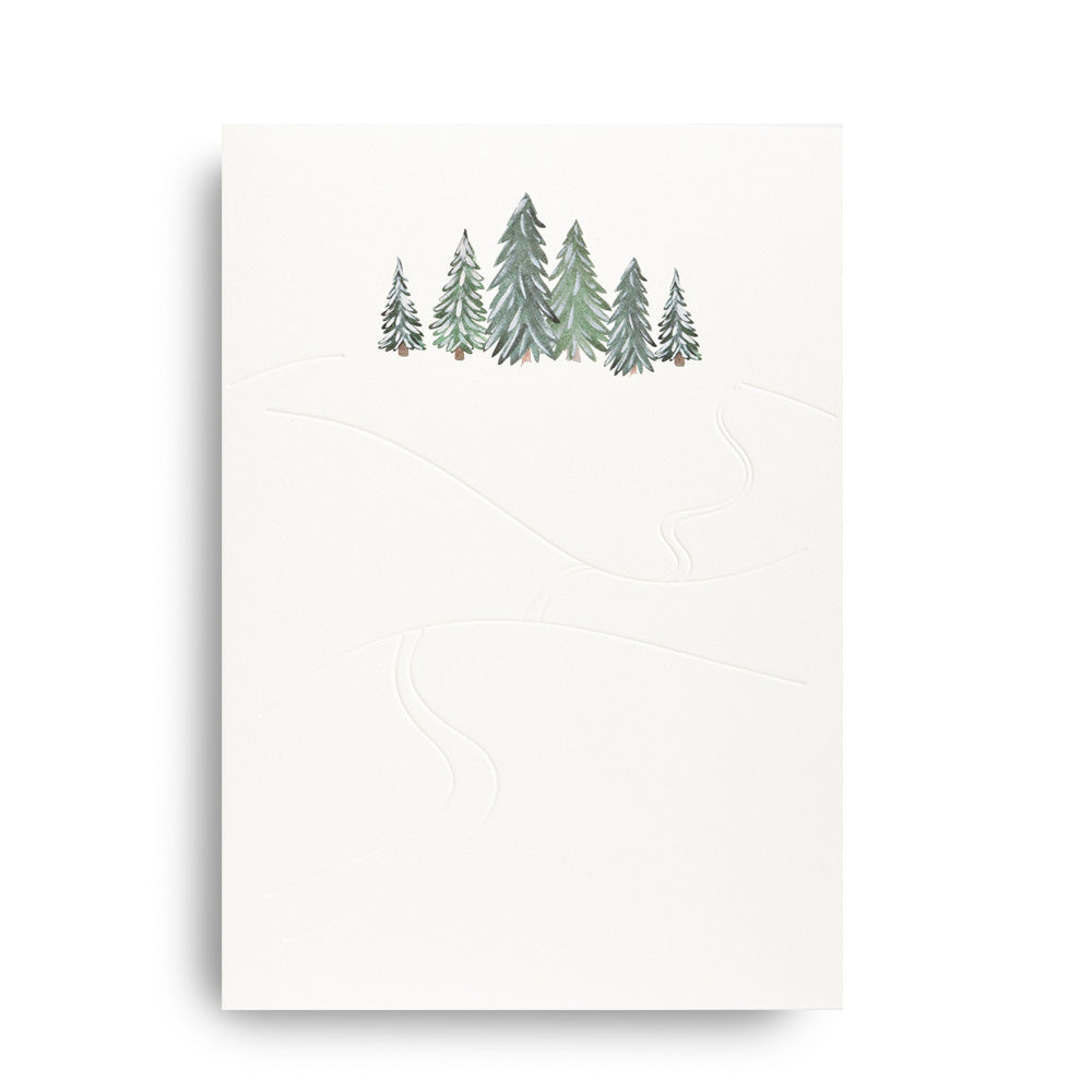 Klappkarte WINTERLANDSCHAFT