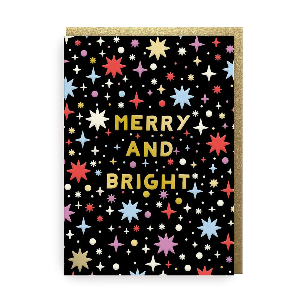 Klappkarte MERRY AND BRIGHT