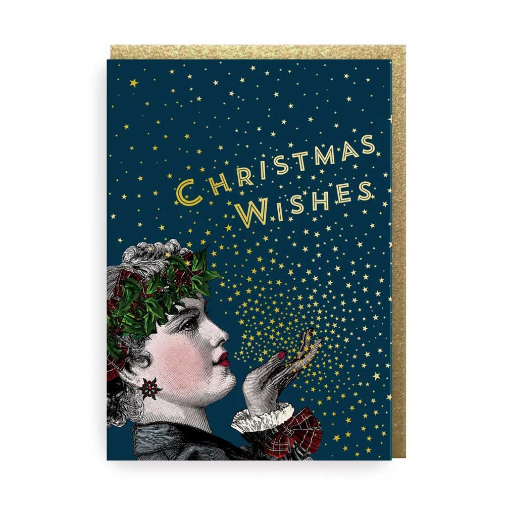 Klappkarte CHRISTMAS WISHES