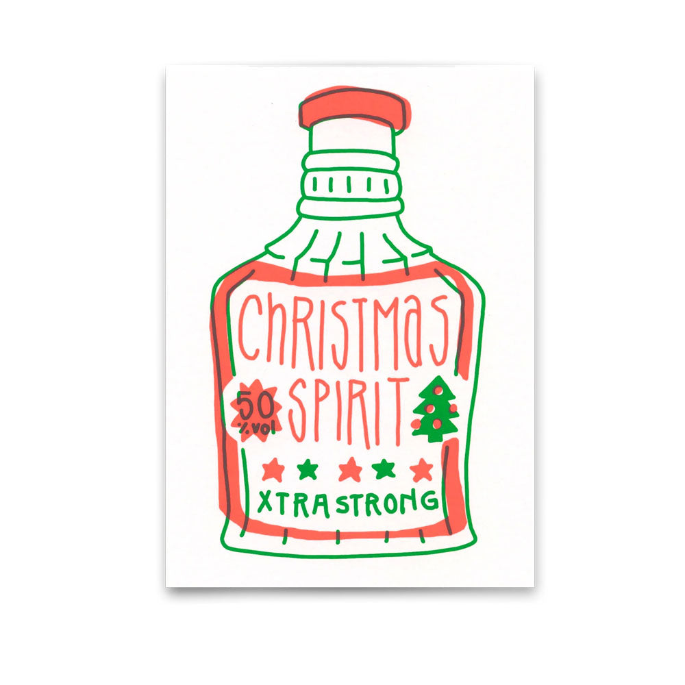 Postkarte Xtra strong Xmas spirit