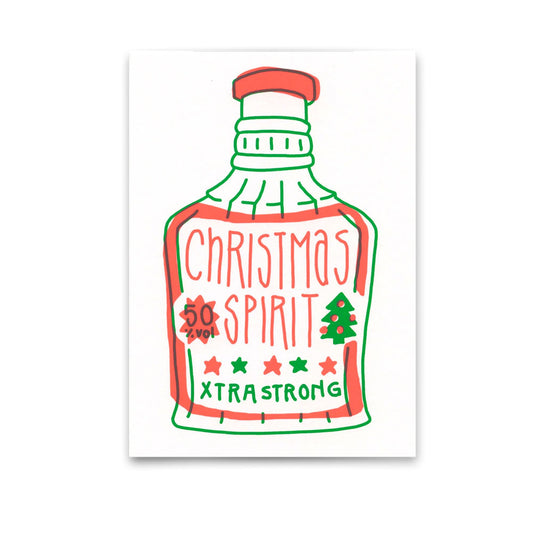 Postkarte Xtra strong Xmas spirit