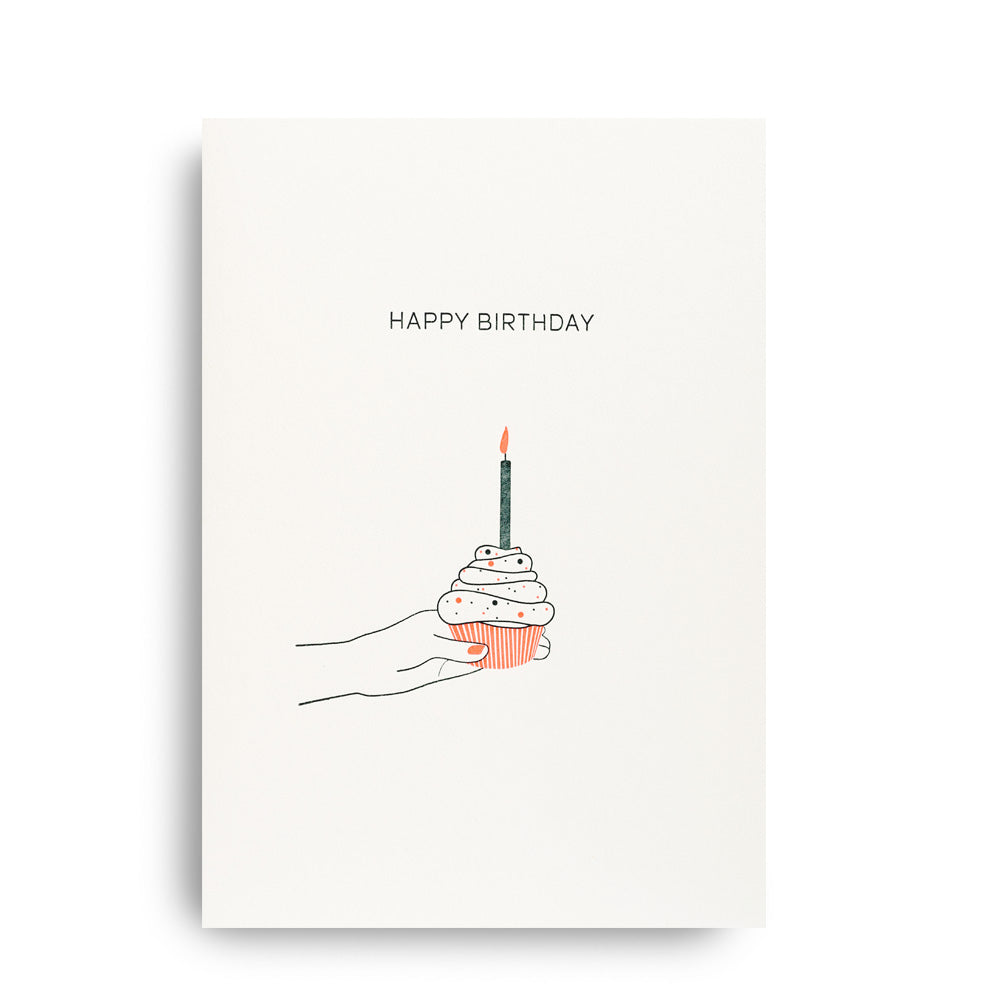 Folded card HAPPY BIRTHDAY