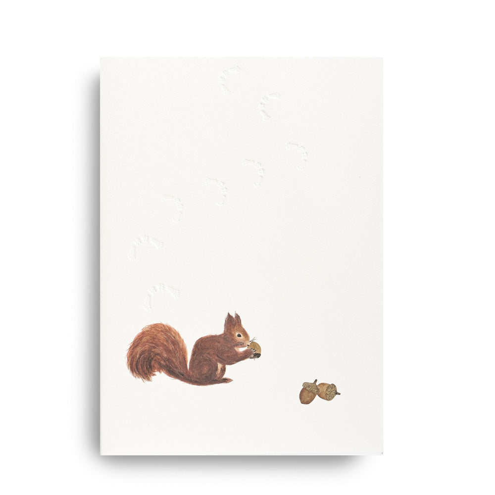 Klappkarte EICHHHÖRNCHEN