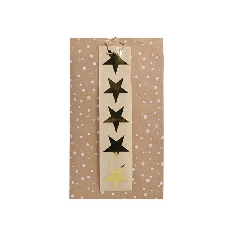 5 Sticker Stern Gold