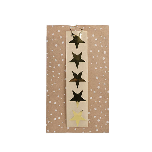5 Sticker Stern Gold