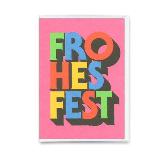 Klappkarte FRO-HES-FEST