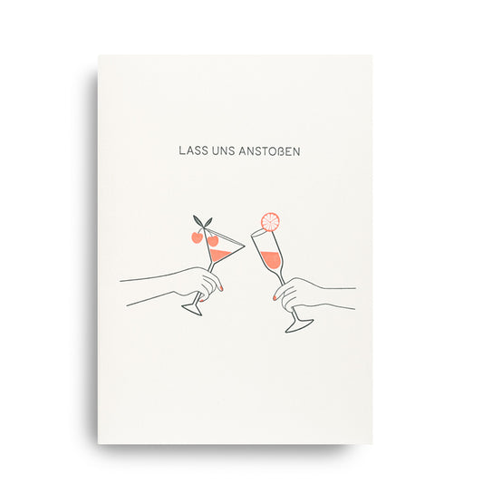 Folding Card LET'S TOAST