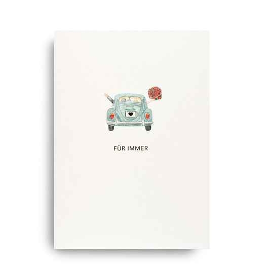 Folding card HONEYMOON