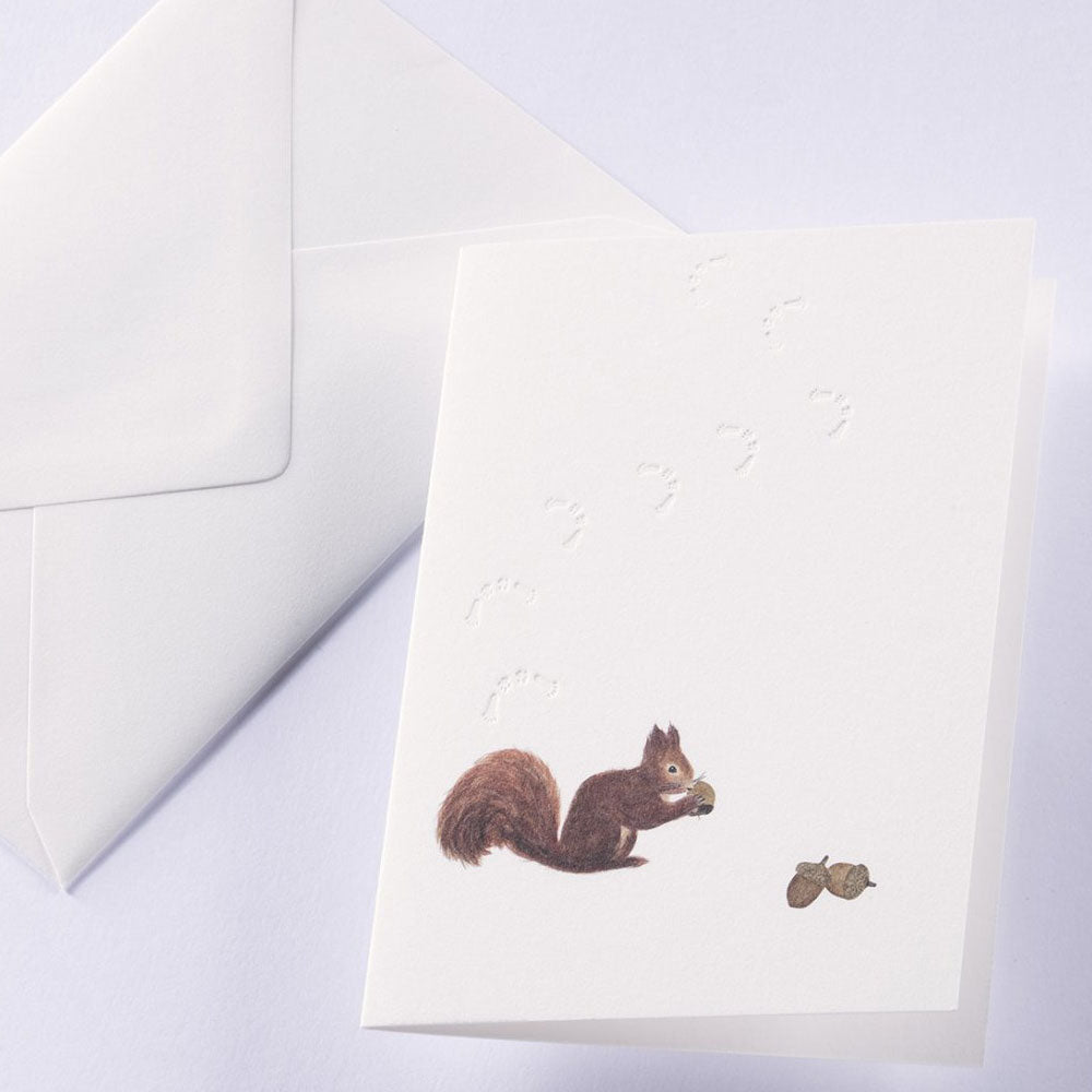 Klappkarte EICHHHÖRNCHEN