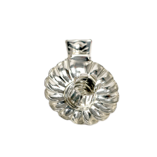 10 Silver Christmas Tree Candle Holders