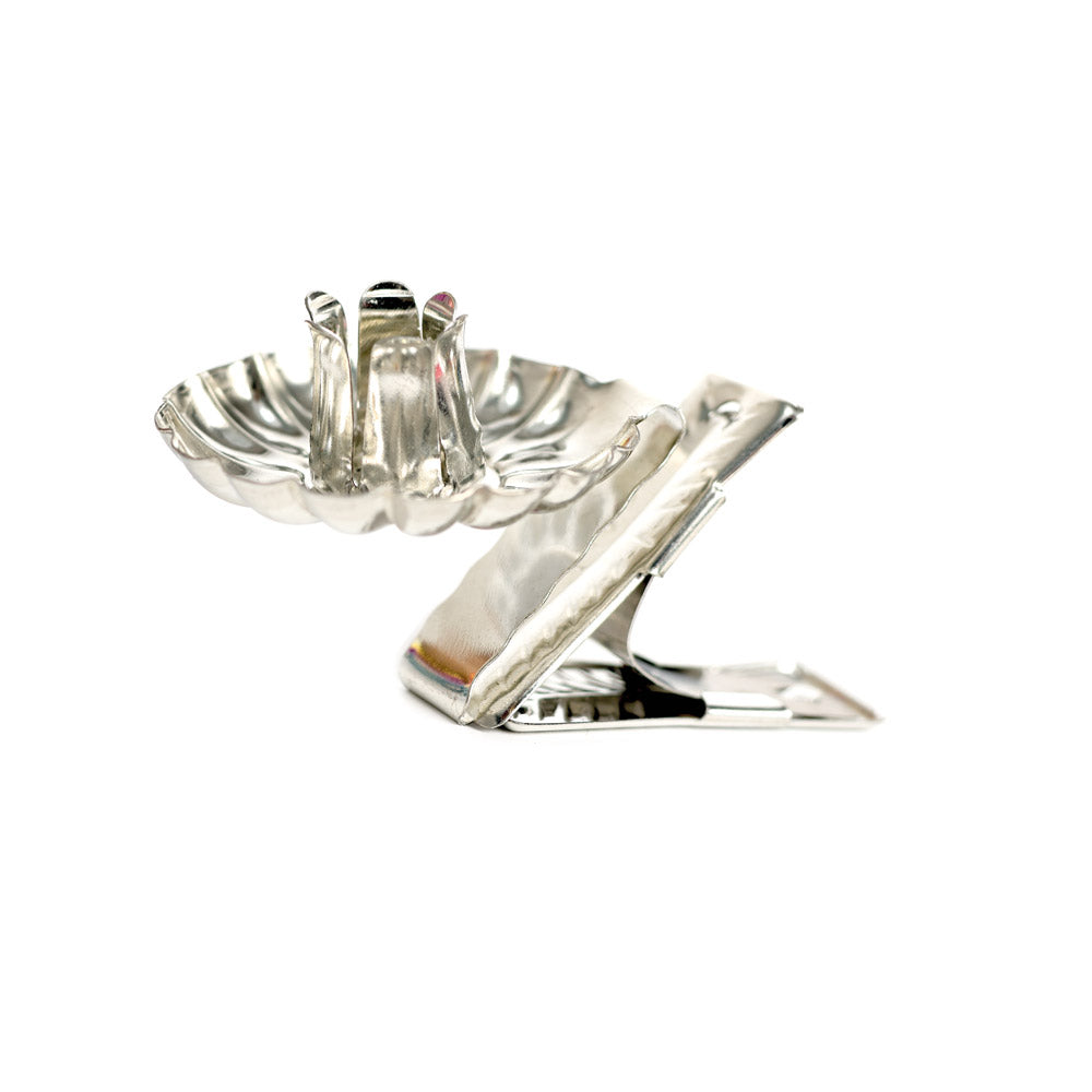 10 Baumkerzenhalter Silber