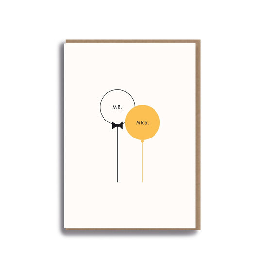 Folded card BALLOONS