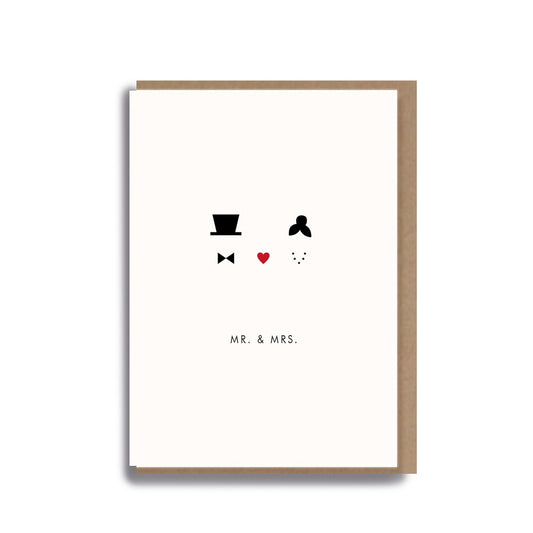 Folding Card MR. & MRS.