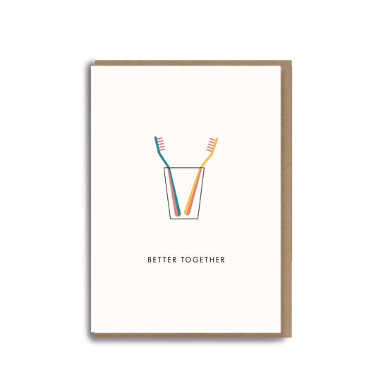 Folding card TOOTHBRUSHES