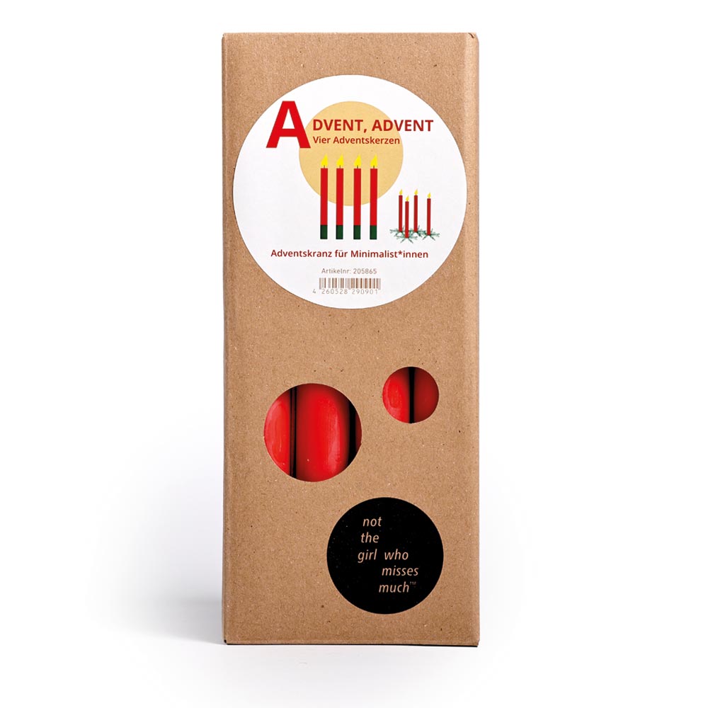 Kerzenset Adventskranz für Minimalist*innen