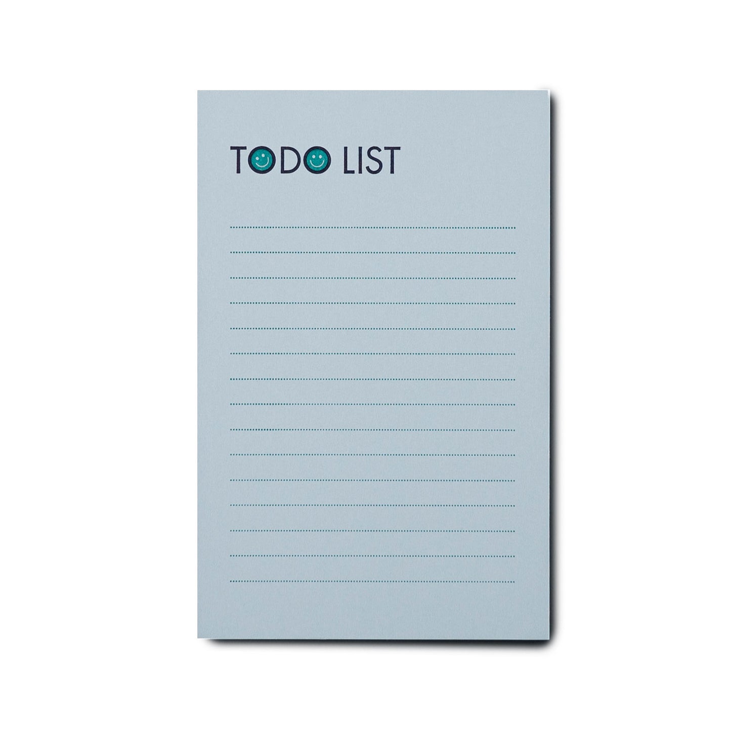 Block To Do List Smile Skyblue