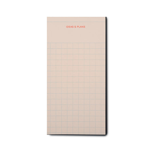 Notebook Ideas and Plans Coral / Blue