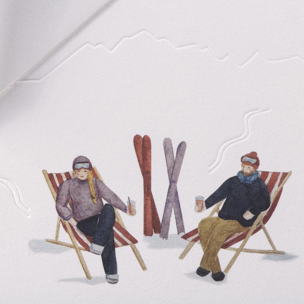 Klappkarte APRÈS-SKI