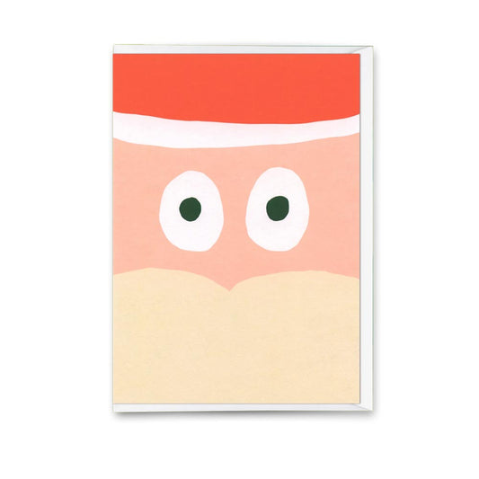 Klappkarte SANTA FACE