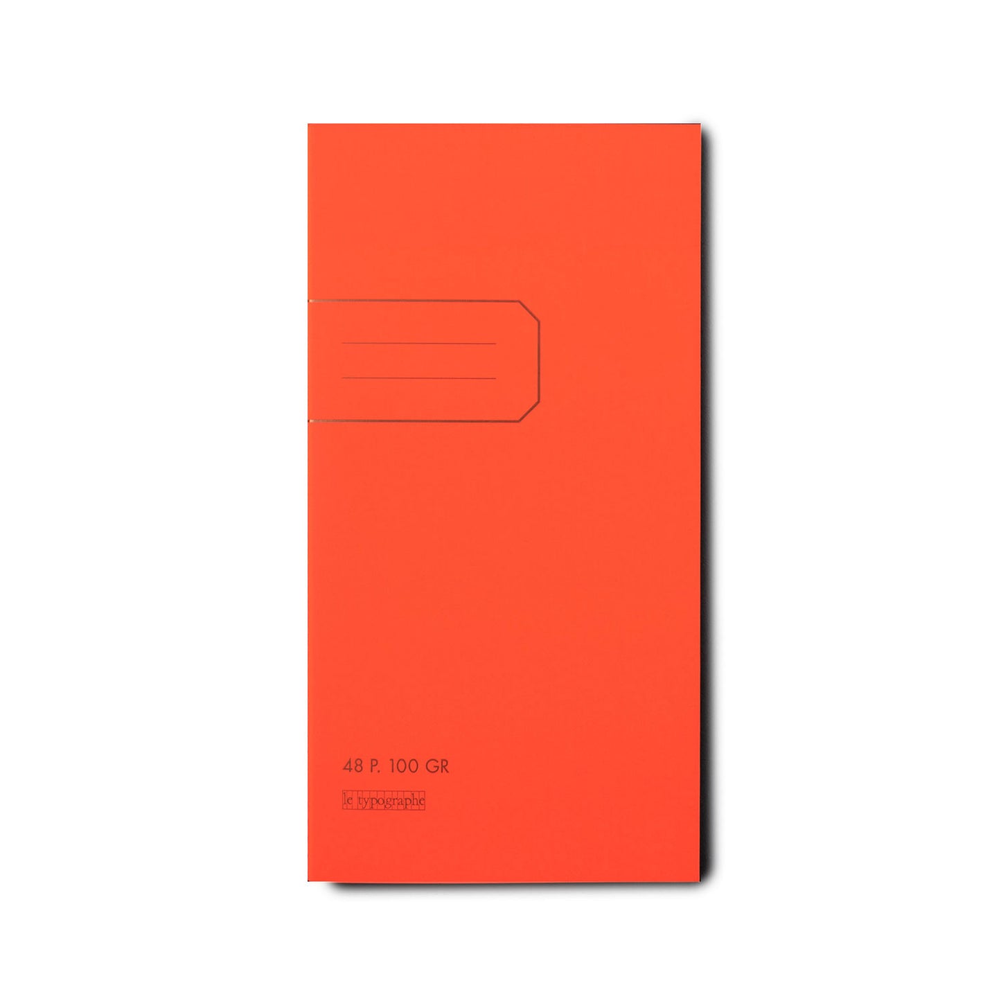 Notizheft Neonorange 11 x 21