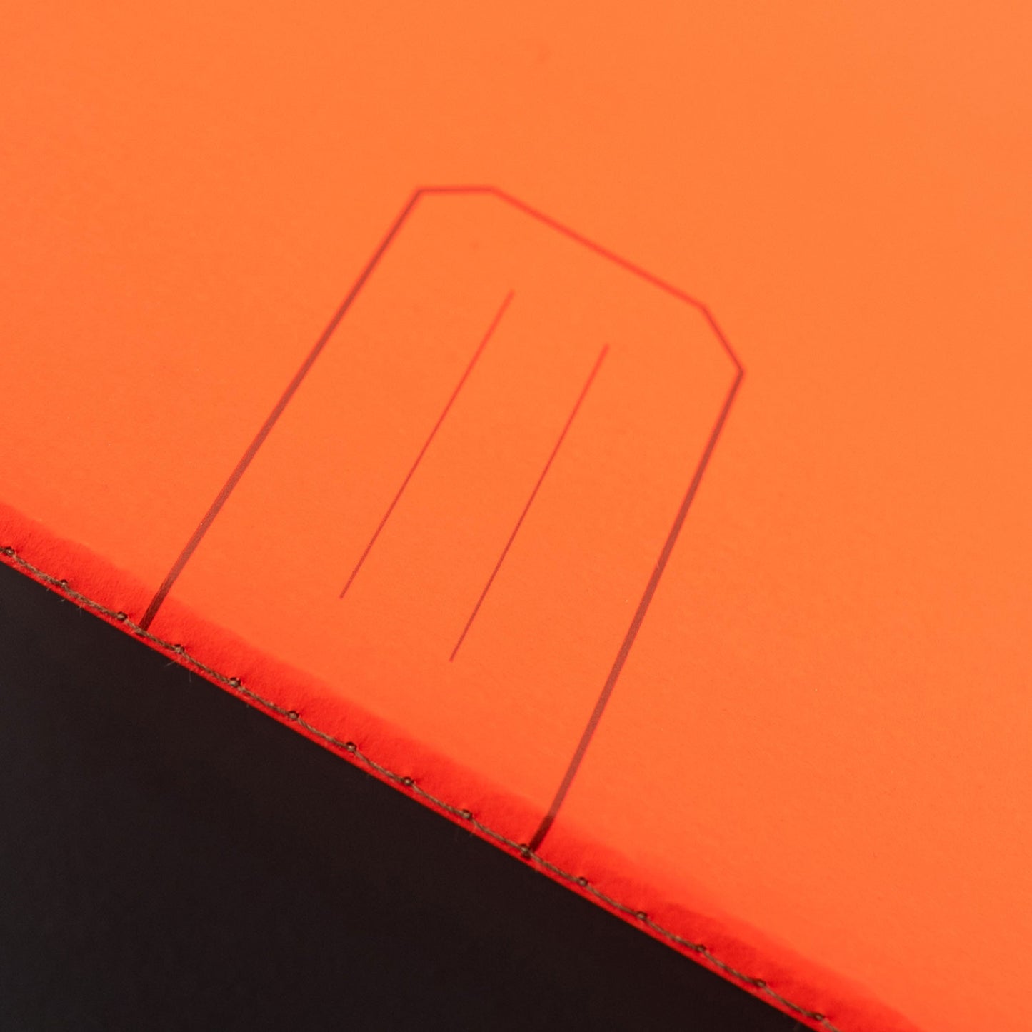 Notizheft Neonorange 11 x 21