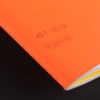 Notizheft Neonorange 11 x 21