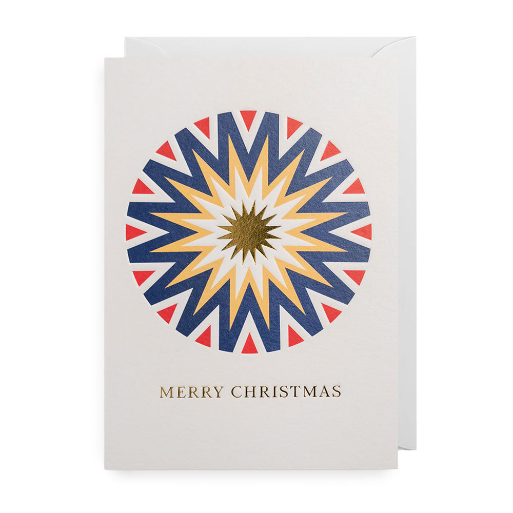 Klappkarte Merry Christmas Star
