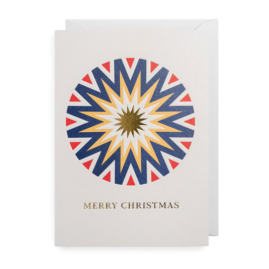 Klappkarte Merry Christmas Star