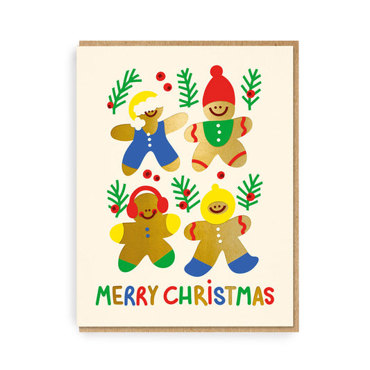 Klappkarte Gingerbread Friends