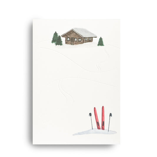 Klappkarte BERGHÜTTE