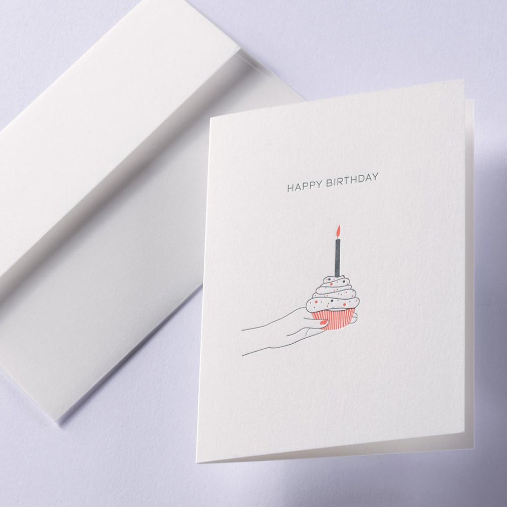 Folded card HAPPY BIRTHDAY